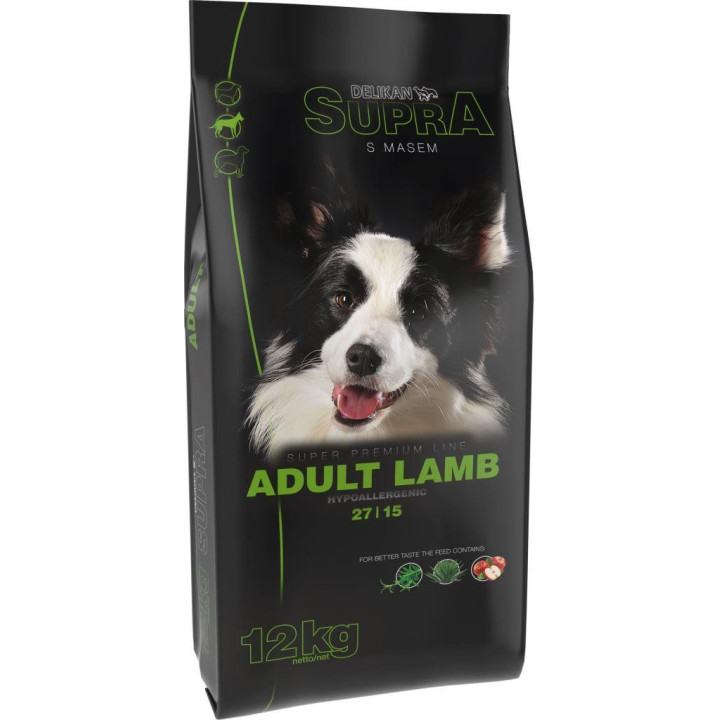 Delikan Supra Adult Lamb, Hipoalergiczna karma na bazie jagnięciny
