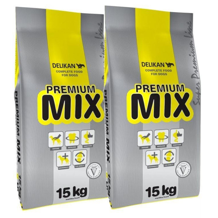 Pakiet Delikan Premium MIX 30 kg (2 x 15 kg)