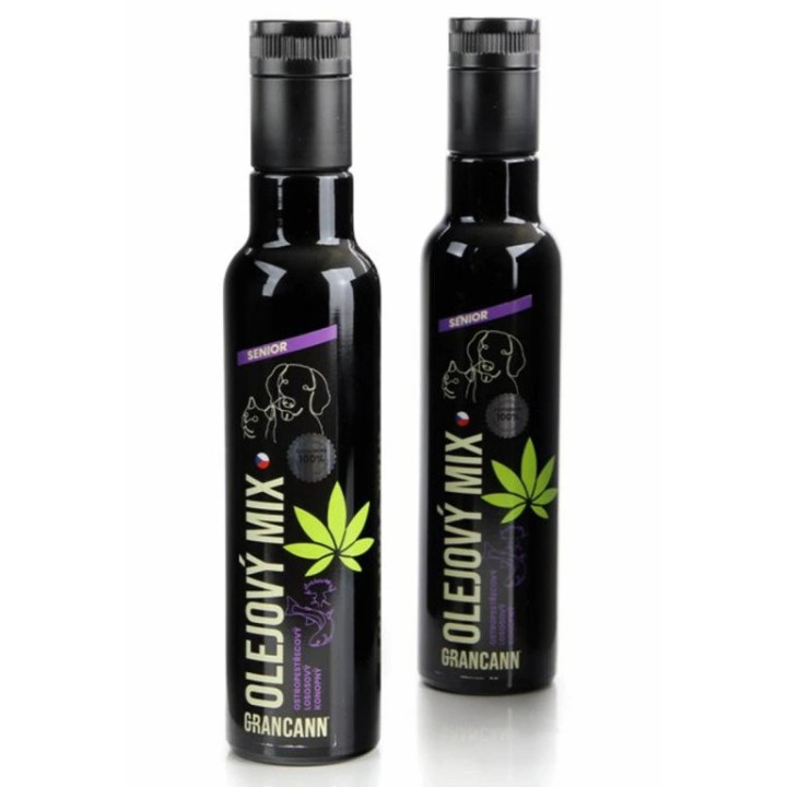 Grancann Olej konopny 50% - dla starszych psów i kotów SENIOR 5 00 ml