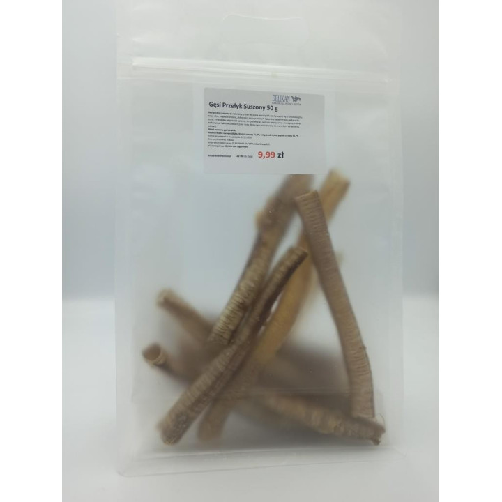 Gęsi przełyk suszony 50g
