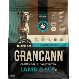 Grancann Lamb & Hemp seeds adult small & medium 3 kg