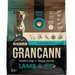 Grancann Lamb & Hemp seeds adult small & medium 1 kg