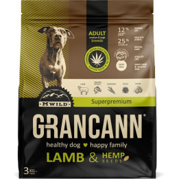 Grancann Lamb & Hemp seeds adult medium & large 3 kg