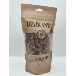 Roladki z kaczki i dorsza 500 g, naturalne przysmaki dla psa