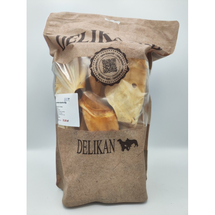 Uszy Wołowe 400g - Naturalny Przysmak dla Psa