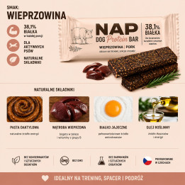 NAP Batonik Proteinowy dla Psa Wieprzowina 50 g