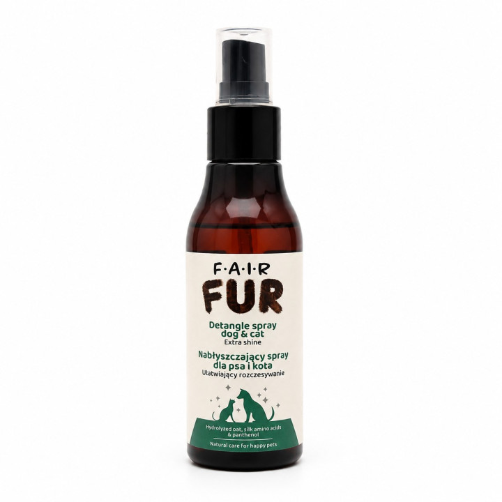 FAIR FUR Detangle Spray Extra Shine – Spray ułatwiający rozczesywanie dla psa i kota