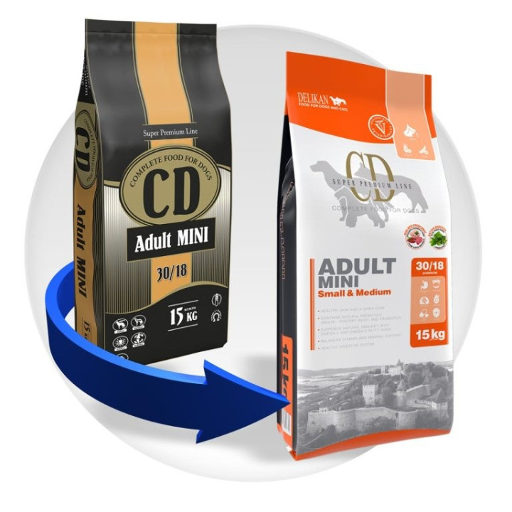 Karma dla psa CD Adult Mini 15 kg