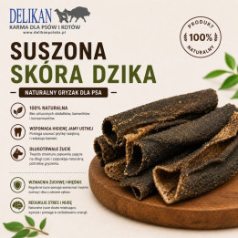 Suszona Skóra Dzika 1 kg