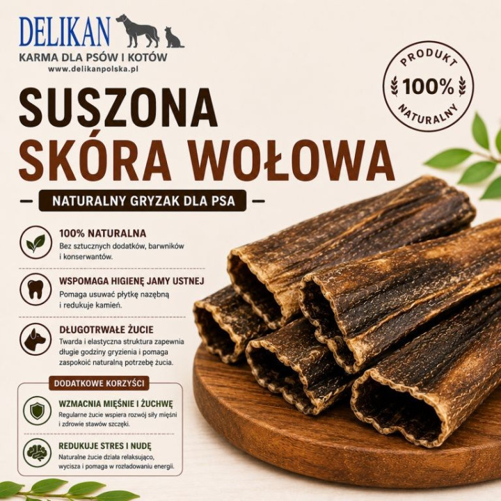 Skóra Wielbłądzia - Naturalny Przysmak dla Psa